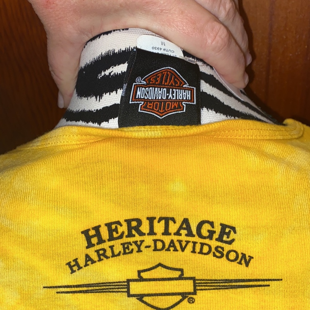 Harley Davidson, Lisle, Illinois tie-dye, three-quarter sleeve size med - Picture 4 of 4